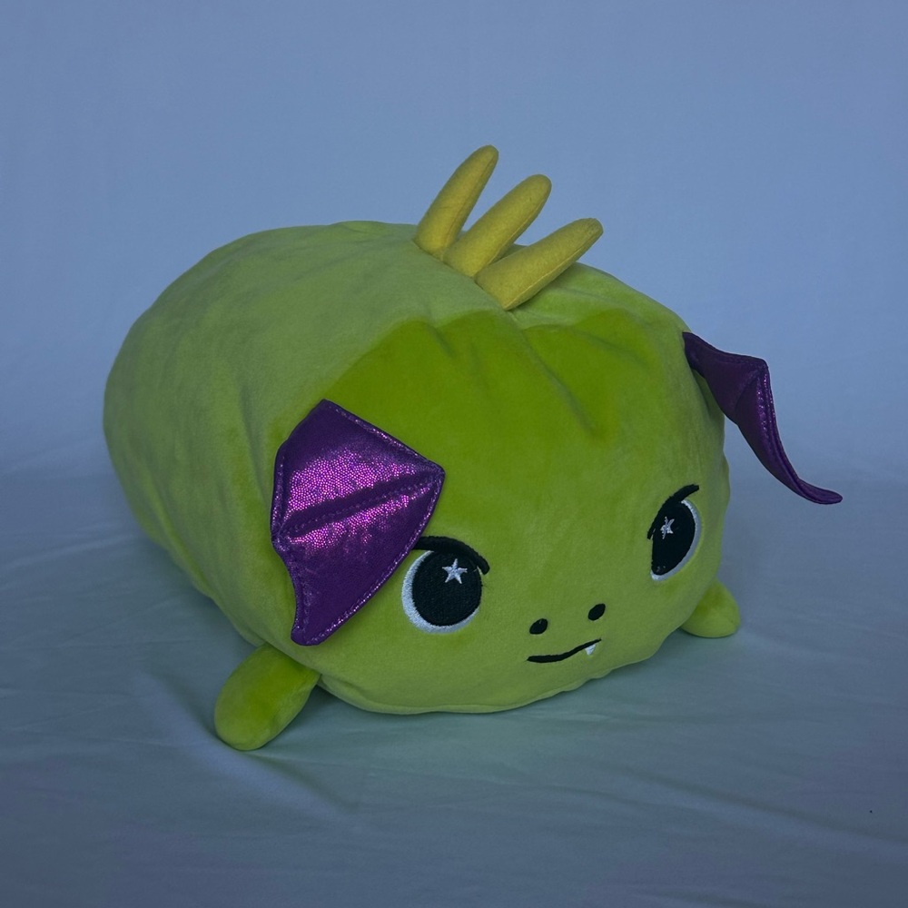 Moosh Moosh Drac the green Dragon Plush